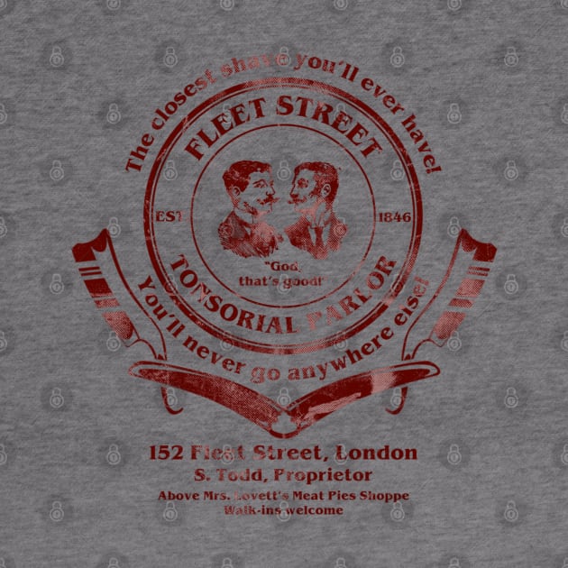 Sweeney Todd's Fleet Street Tonsorial Parlor by Contentarama